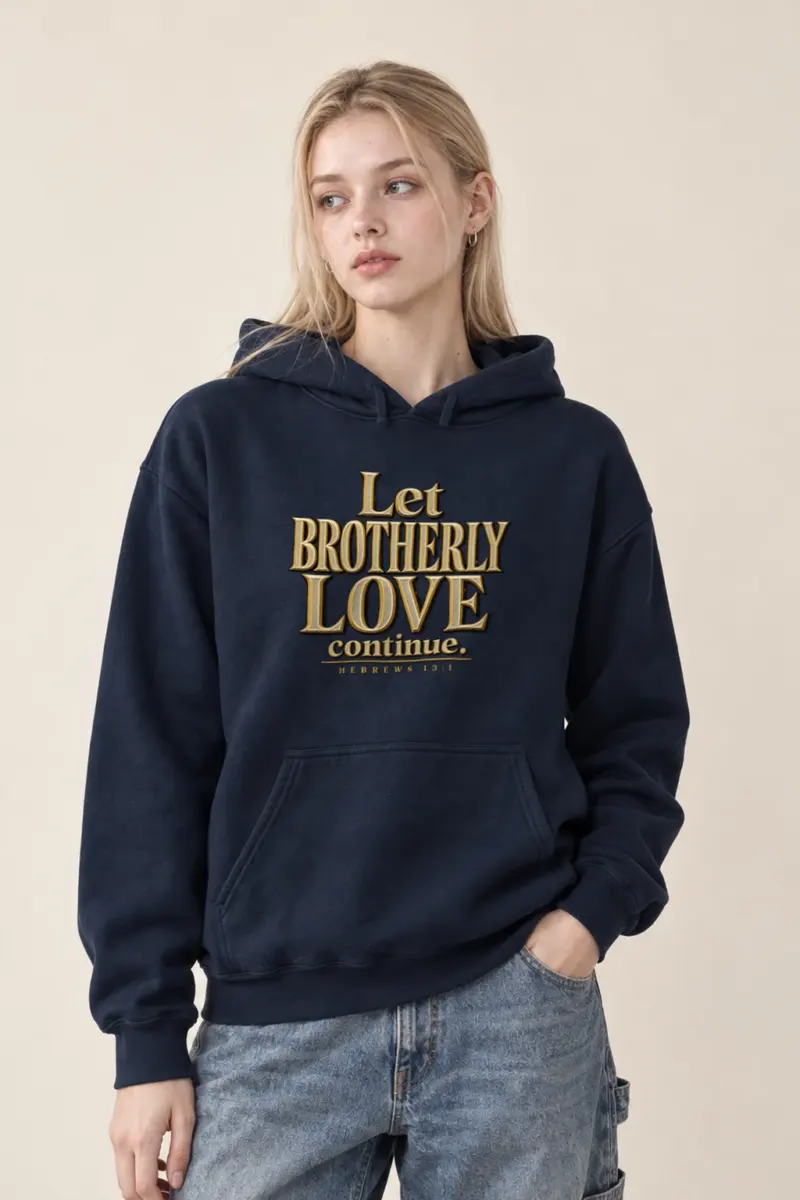 "Let Brotherly Love Continue" Heavy Blend Unisex Pullover Hoodie