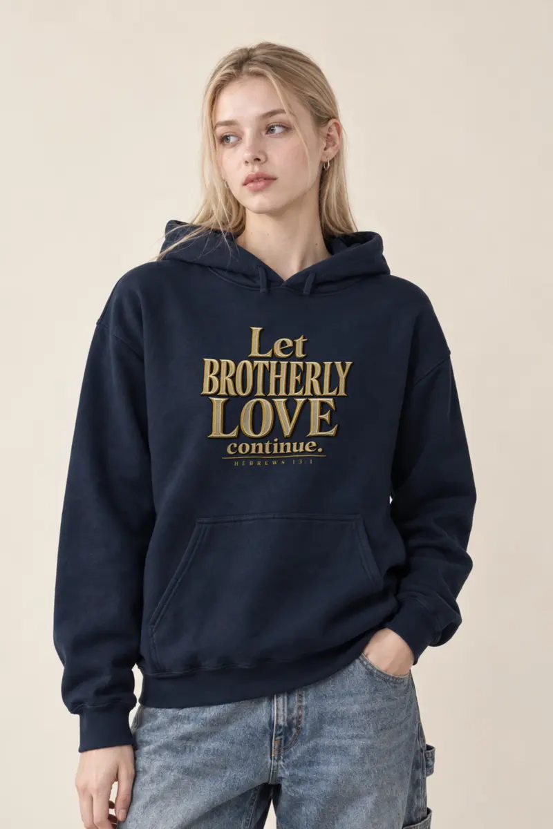"Let Brotherly Love Continue" Heavy Blend Unisex Pullover Hoodie