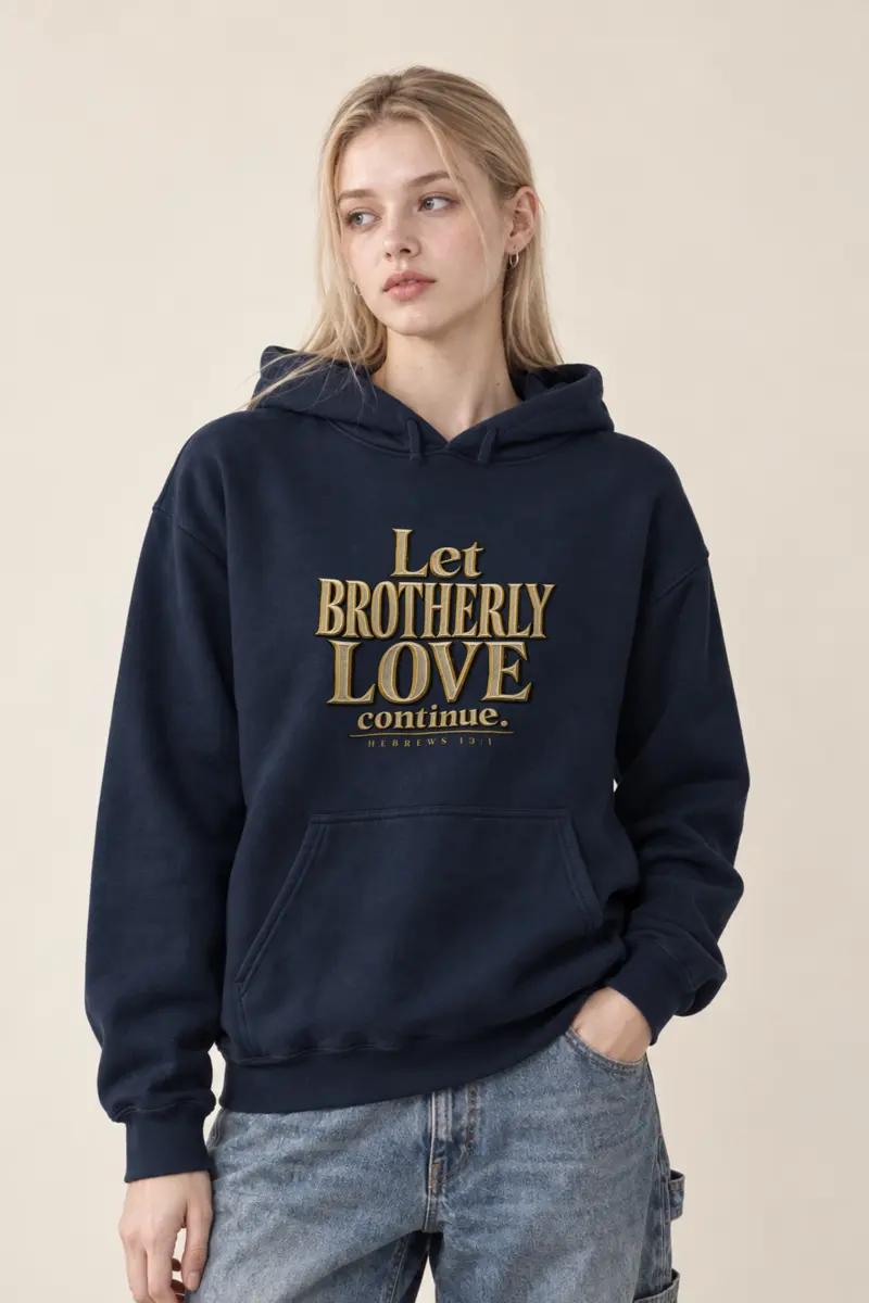 "Let Brotherly Love Continue" Heavy Blend Unisex Pullover Hoodie