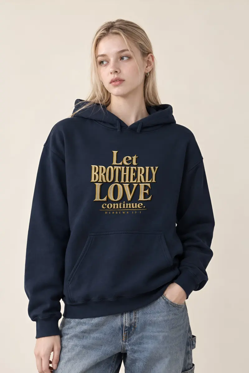 "Let Brotherly Love Continue" Heavy Blend Unisex Pullover Hoodie