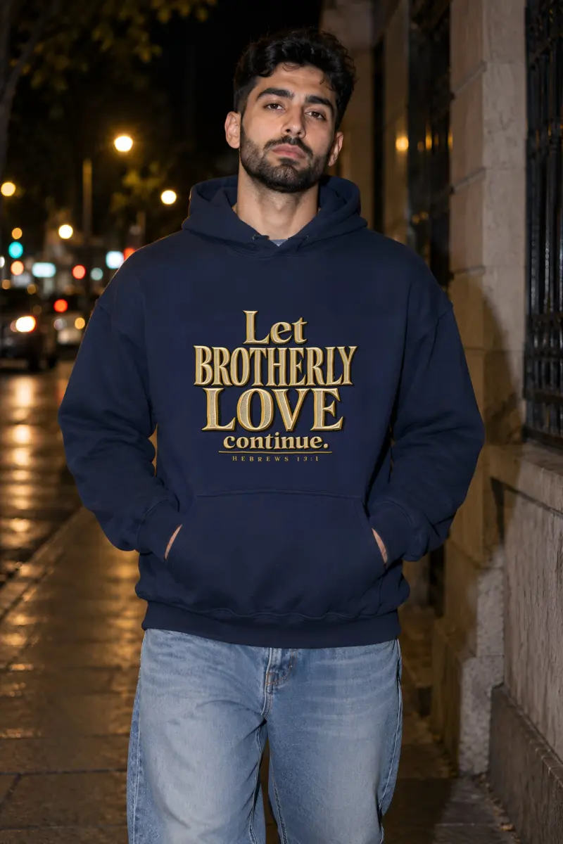 "Let Brotherly Love Continue" Heavy Blend Unisex Pullover Hoodie