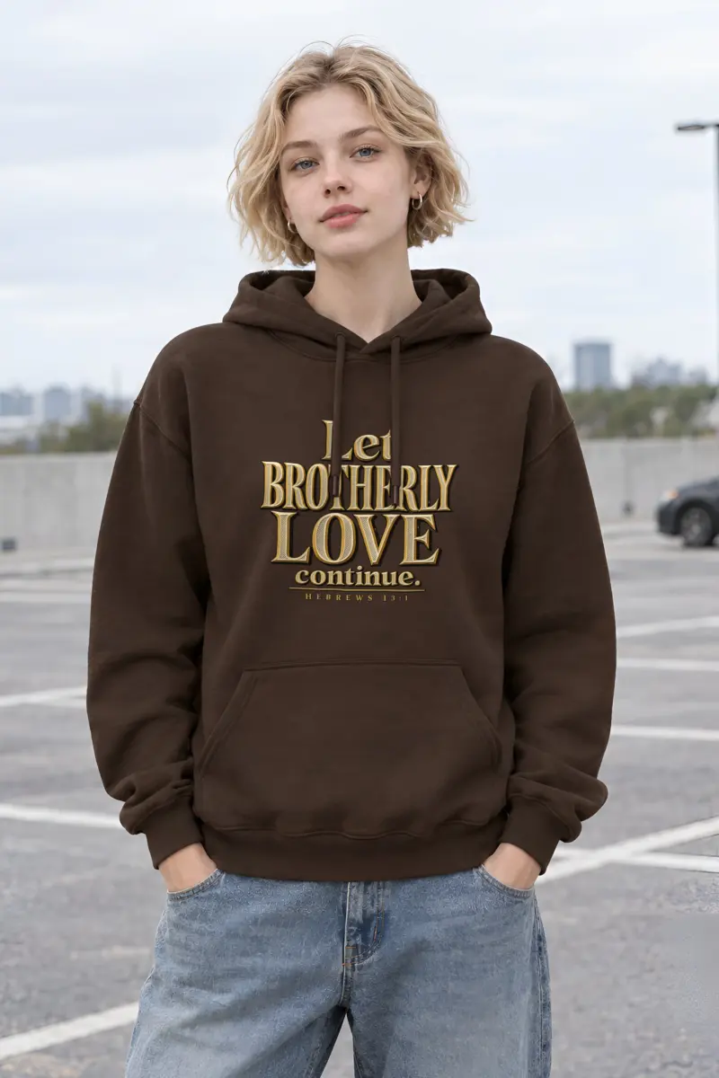 "Let Brotherly Love Continue" Heavy Blend Unisex Pullover Hoodie