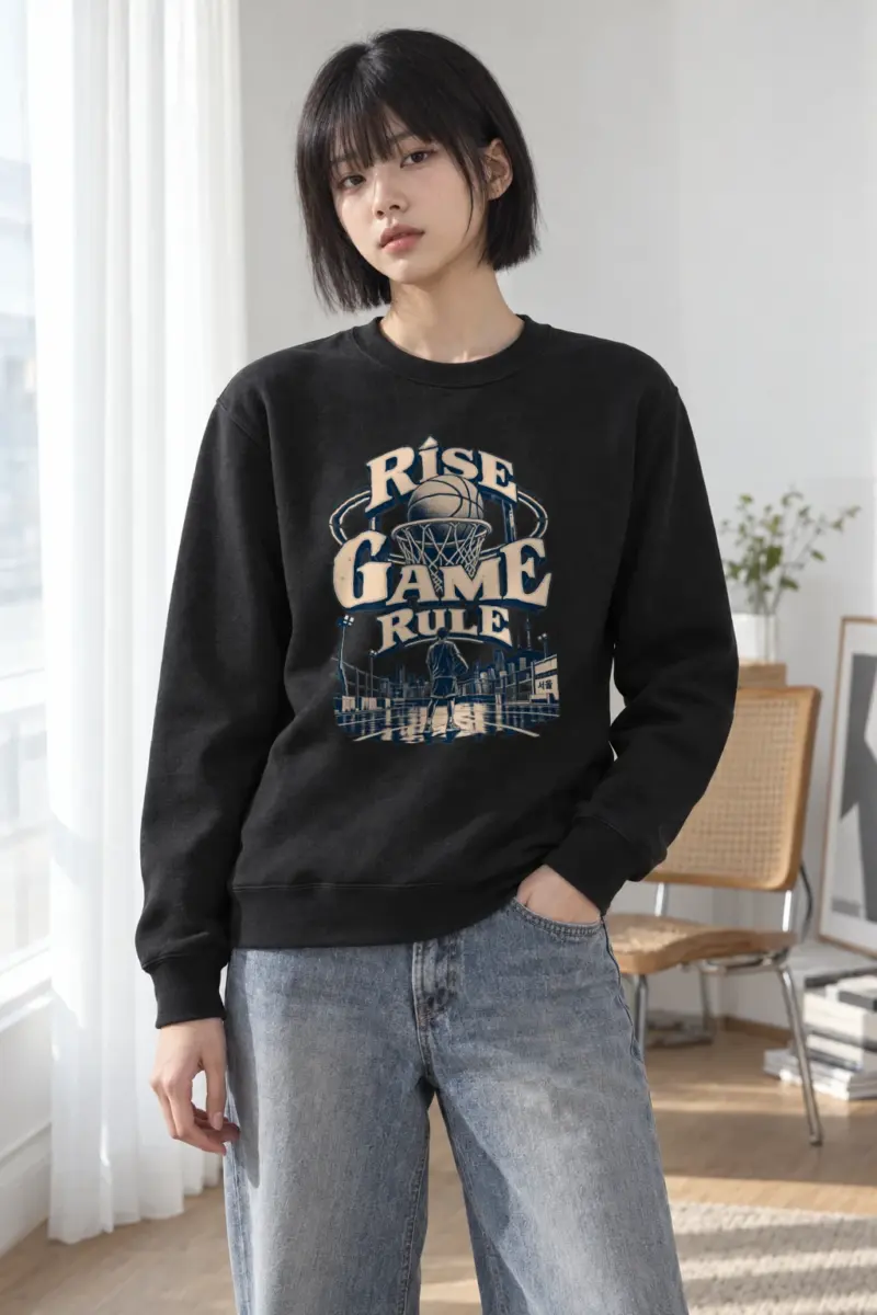 "Rise Game Rule" Heavy Blend Unisex Crewneck Sweatshirt