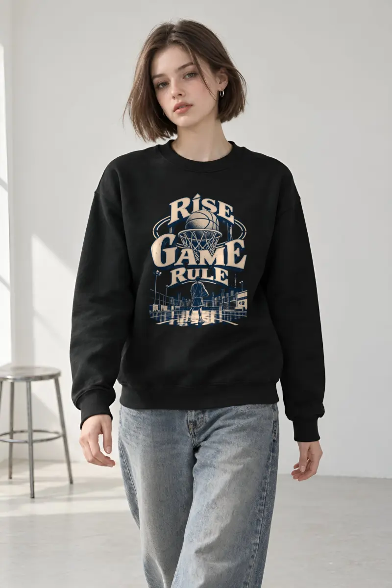 "Rise Game Rule" Heavy Blend Unisex Crewneck Sweatshirt