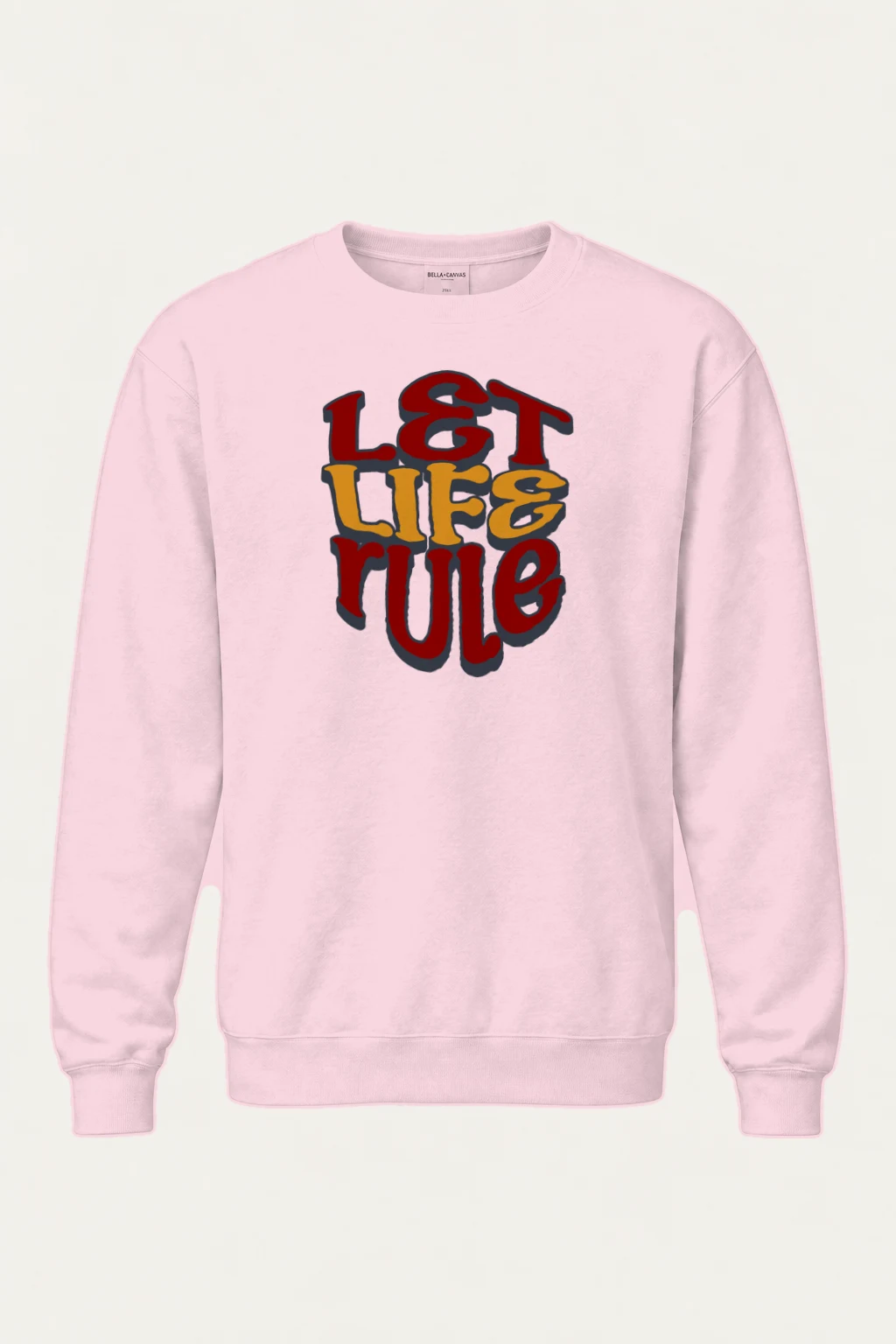 "Let Life Rule" Heavy Blend Unisex Crewneck Sweatshirt | Gildan 18000