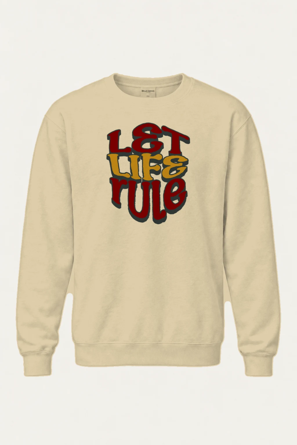 "Let Life Rule" Heavy Blend Unisex Crewneck Sweatshirt | Gildan 18000