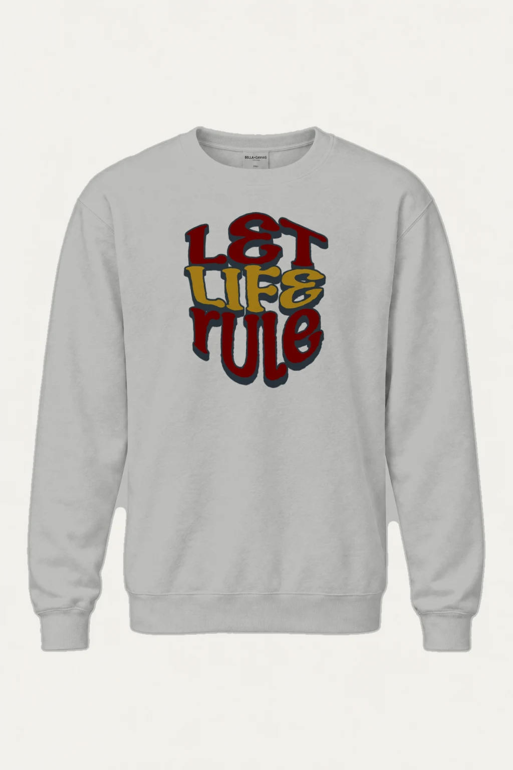 "Let Life Rule" Heavy Blend Unisex Crewneck Sweatshirt | Gildan 18000