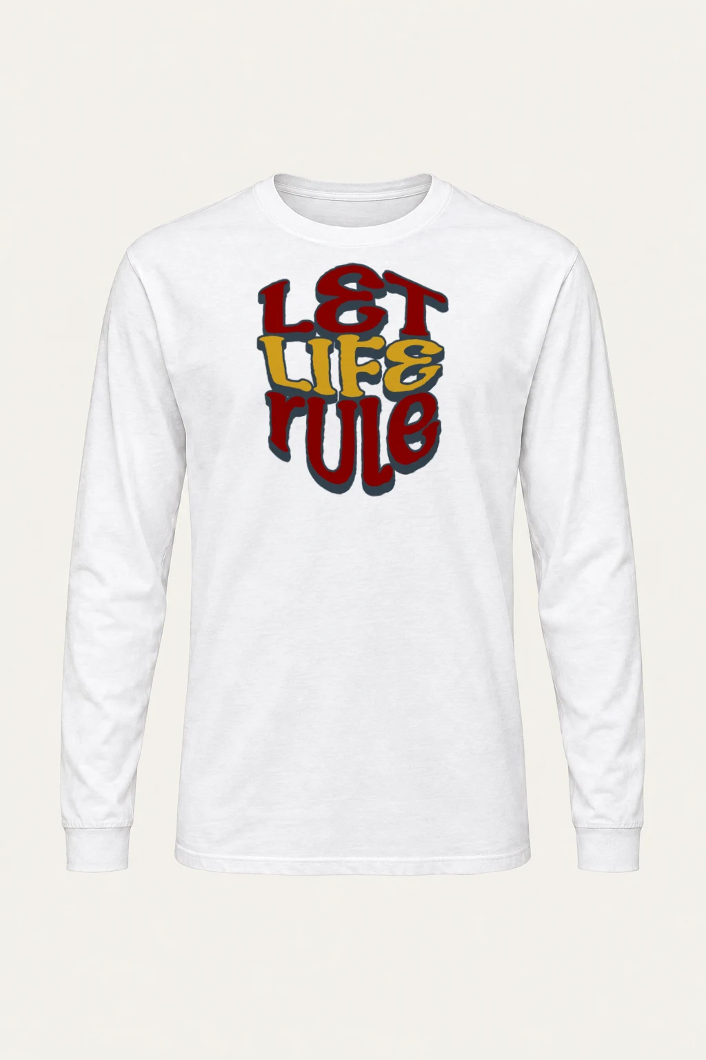 "Let Life Rule" Unisex Longsleeve T-shirt | Gildan 2400
