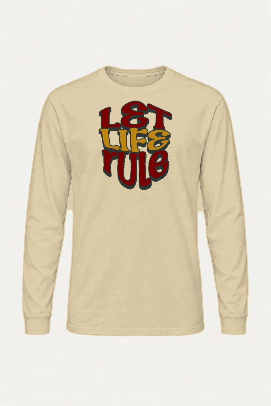 "Let Life Rule" Unisex Longsleeve T-shirt | Gildan 2400