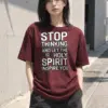 "Let Spirit Inspire" Heavyweight Unisex Crewneck T-shirt | Gildan 5000