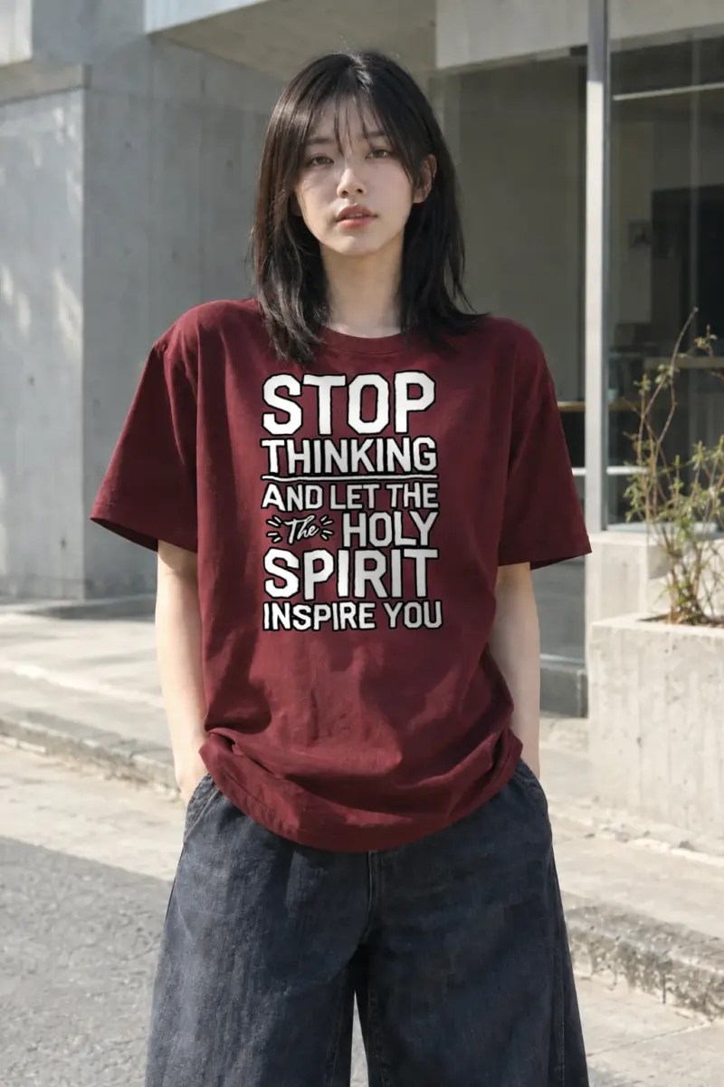 "Let Spirit Inspire" Heavyweight Unisex Crewneck T-shirt | Gildan 5000