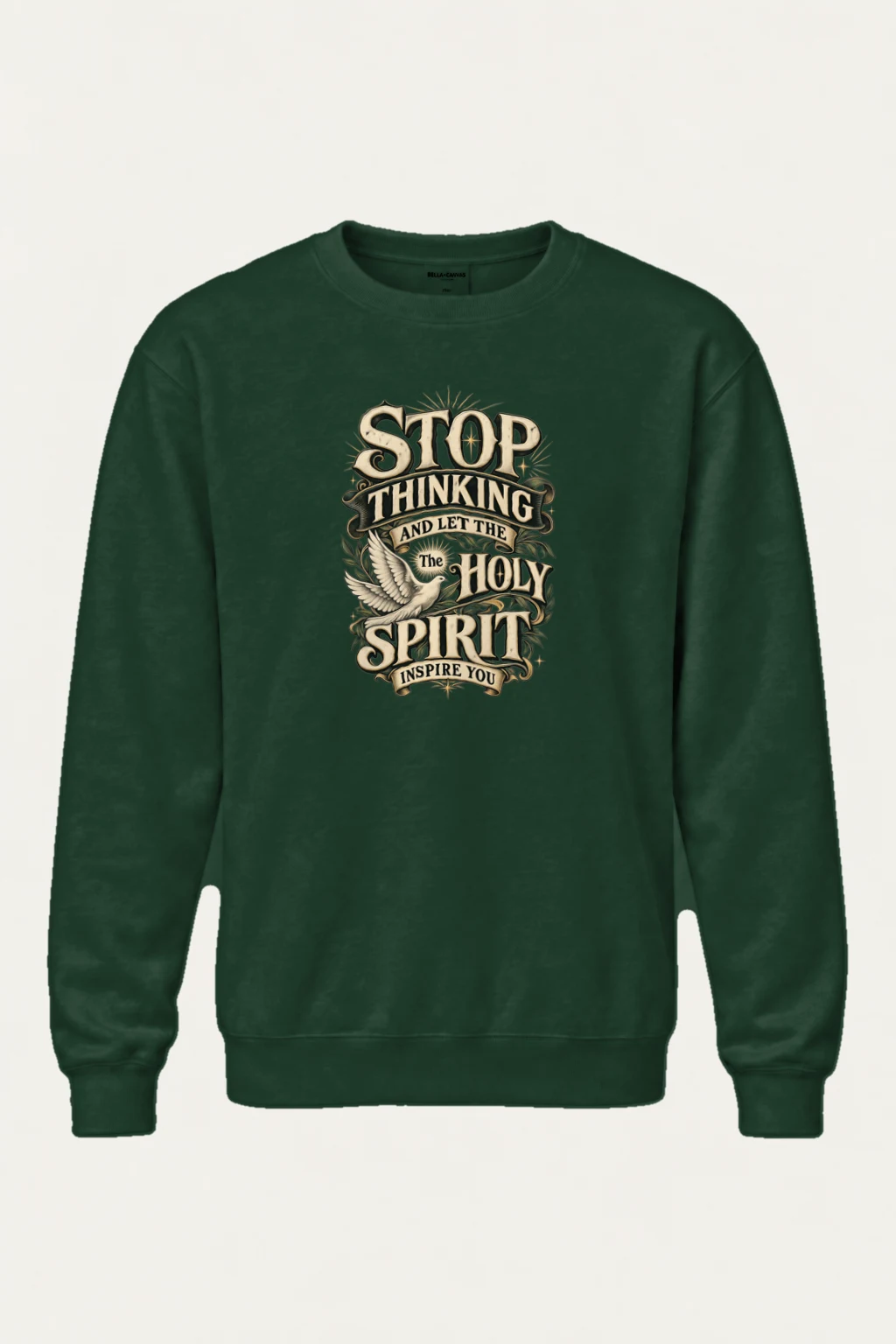 "Let The Holy Spirit" Heavy Blend Unisex Crewneck Sweatshirt | Gildan 18000