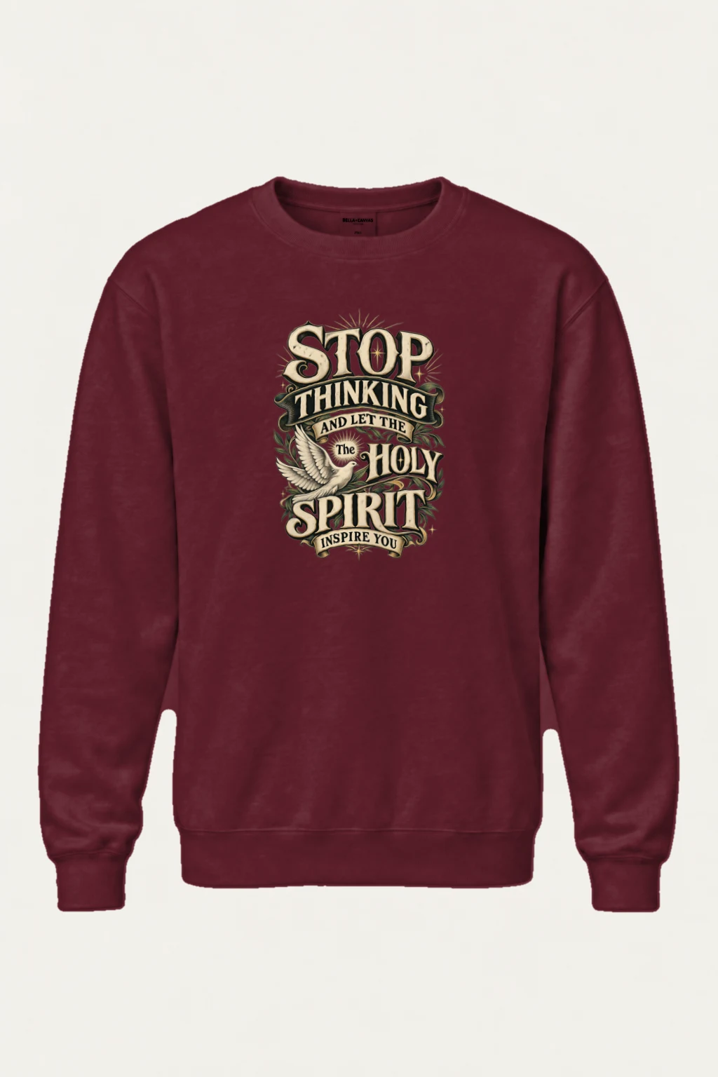 "Let The Holy Spirit" Heavy Blend Unisex Crewneck Sweatshirt | Gildan 18000