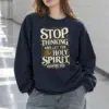 "Let The Holy Spirit" Heavy Blend Unisex Crewneck Sweatshirt | Gildan 18000