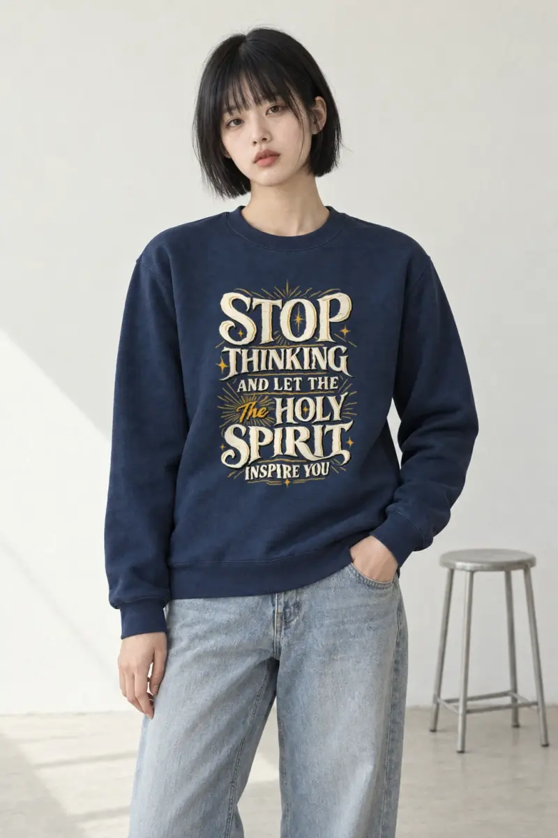 "Let The Holy Spirit" Heavy Blend Unisex Crewneck Sweatshirt