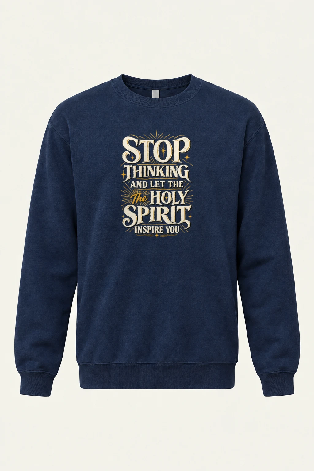 "Let The Holy Spirit" Heavy Blend Unisex Crewneck Sweatshirt | Gildan 18000