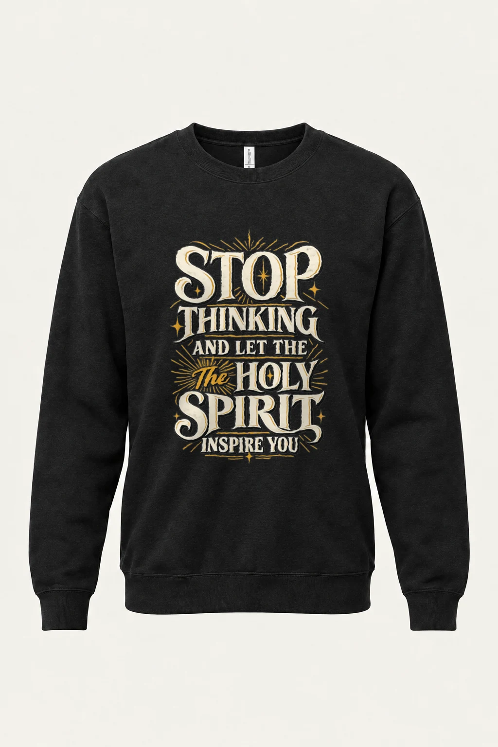"Let The Holy Spirit" Heavy Blend Unisex Crewneck Sweatshirt | Gildan 18000
