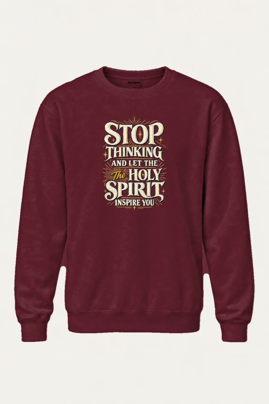 "Let The Holy Spirit" Heavy Blend Unisex Crewneck Sweatshirt | Gildan 18000