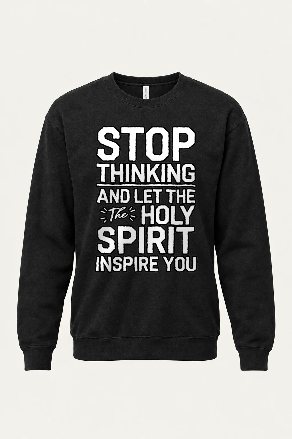 "Let The Holy Spirit" Heavy Blend Unisex Crewneck Sweatshirt | Gildan 18000