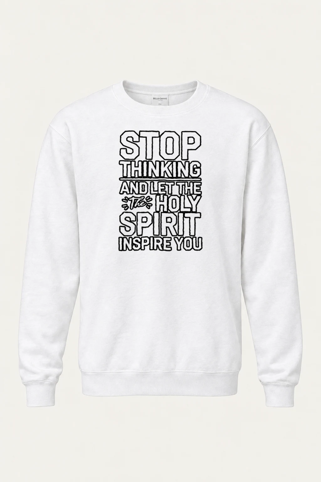 "Let The Holy Spirit" Heavy Blend Unisex Crewneck Sweatshirt | Gildan 18000