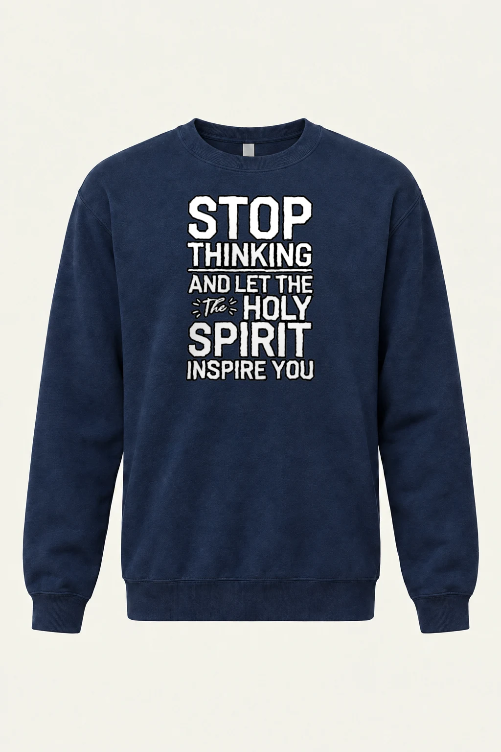 "Let The Holy Spirit" Heavy Blend Unisex Crewneck Sweatshirt | Gildan 18000