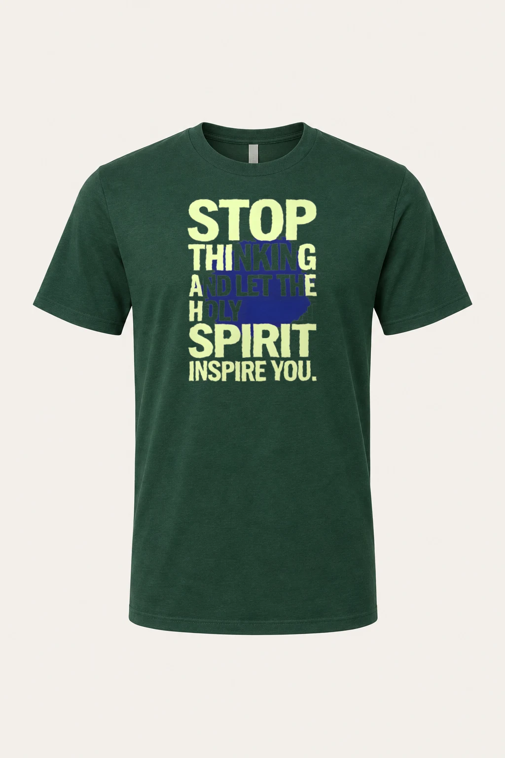 "Let The Holy Spirit" Heavyweight Unisex Crewneck T-shirt | Gildan 5000