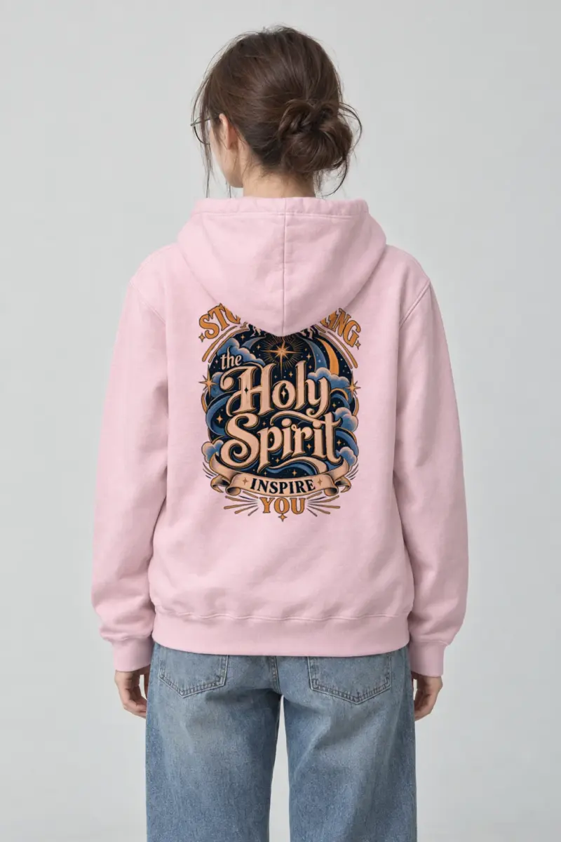 "Let the Holy Spirit Inspire You" Heavy Blend Unisex Pullover Hoodie