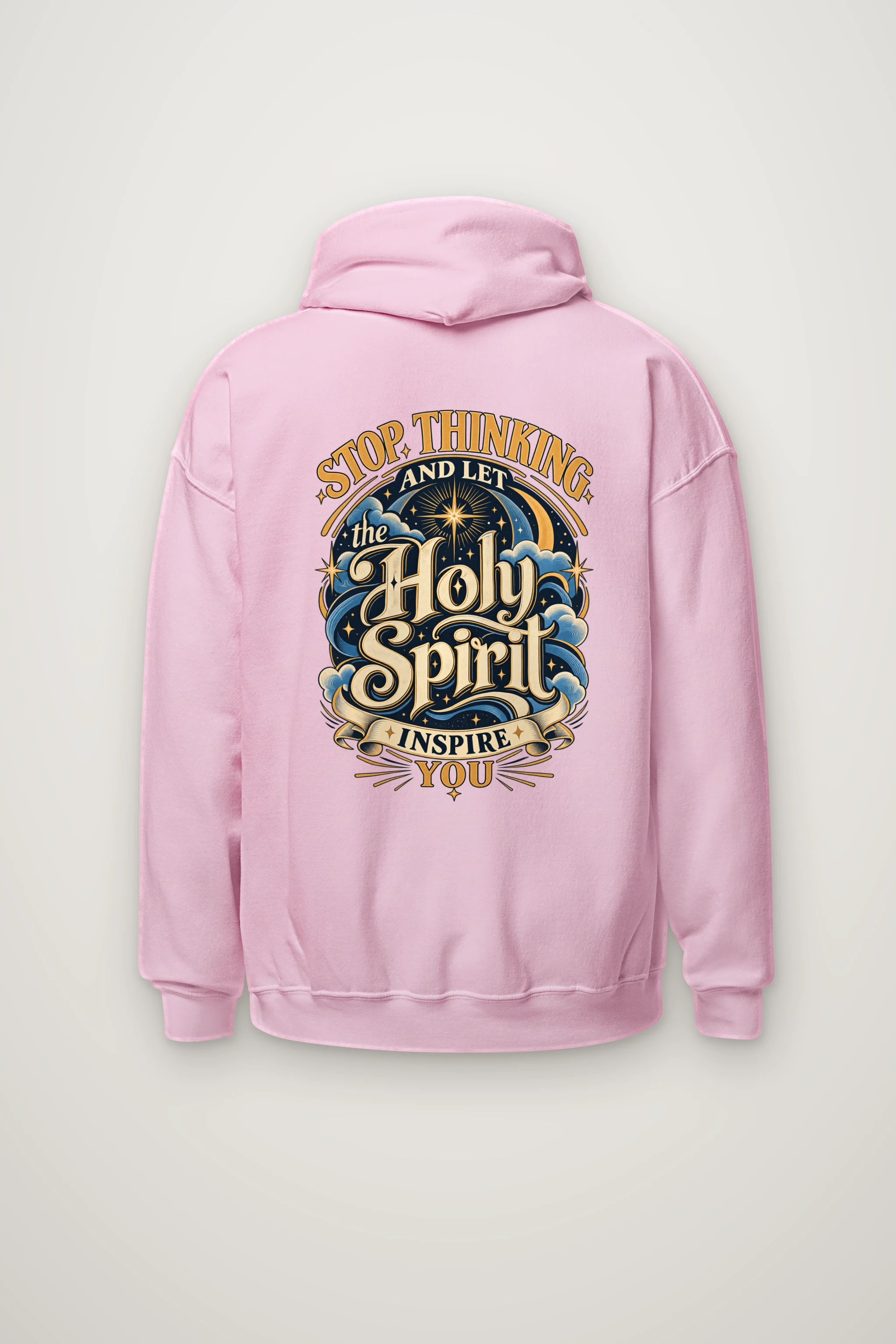 "Let the Holy Spirit Inspire You" Heavy Blend Unisex Pullover Hoodie