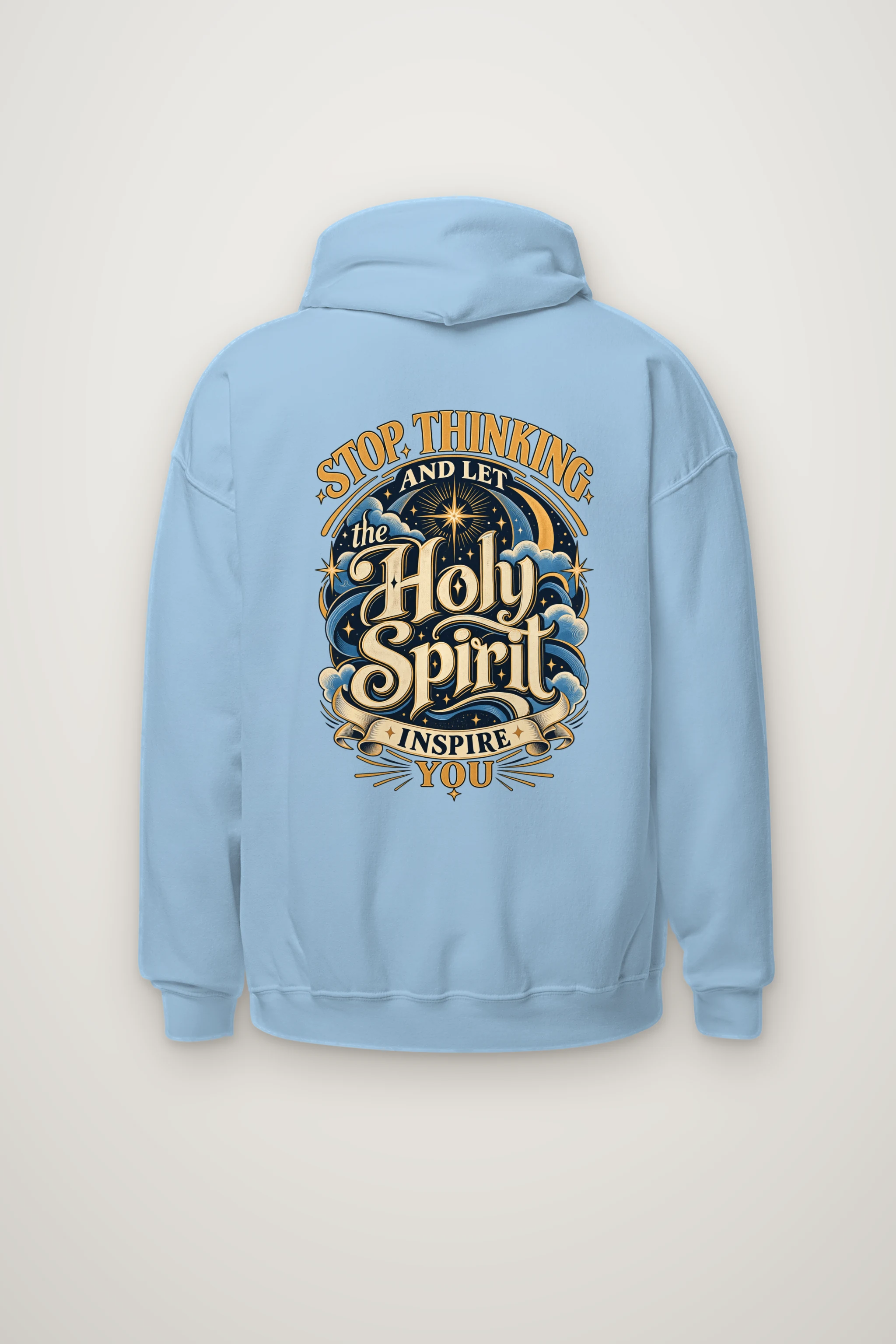 "Let the Holy Spirit Inspire You" Heavy Blend Unisex Pullover Hoodie
