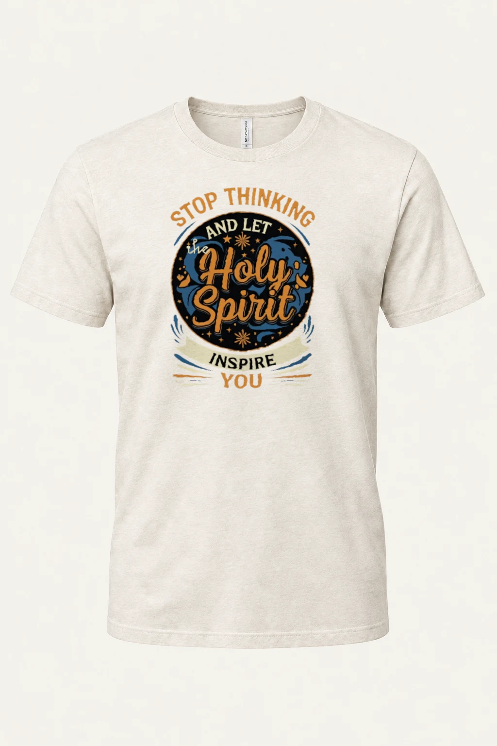 "Let the Holy Spirit Inspire You" Heavyweight Unisex Crewneck T-shirt | Gildan 5000