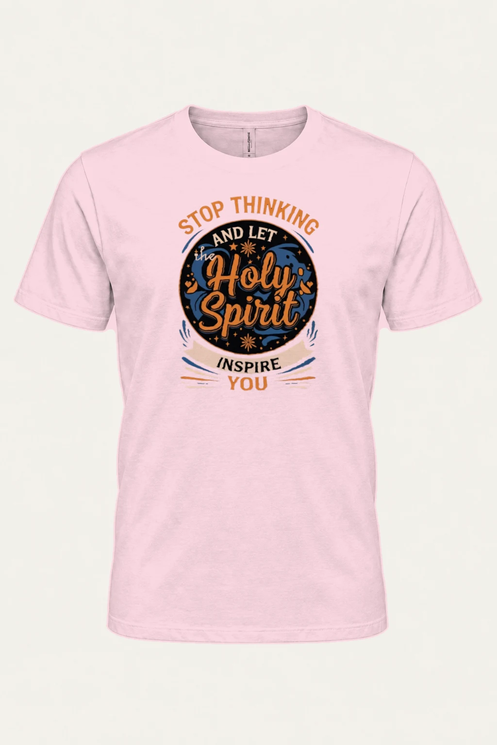 "Let the Holy Spirit Inspire You" Heavyweight Unisex Crewneck T-shirt | Gildan 5000
