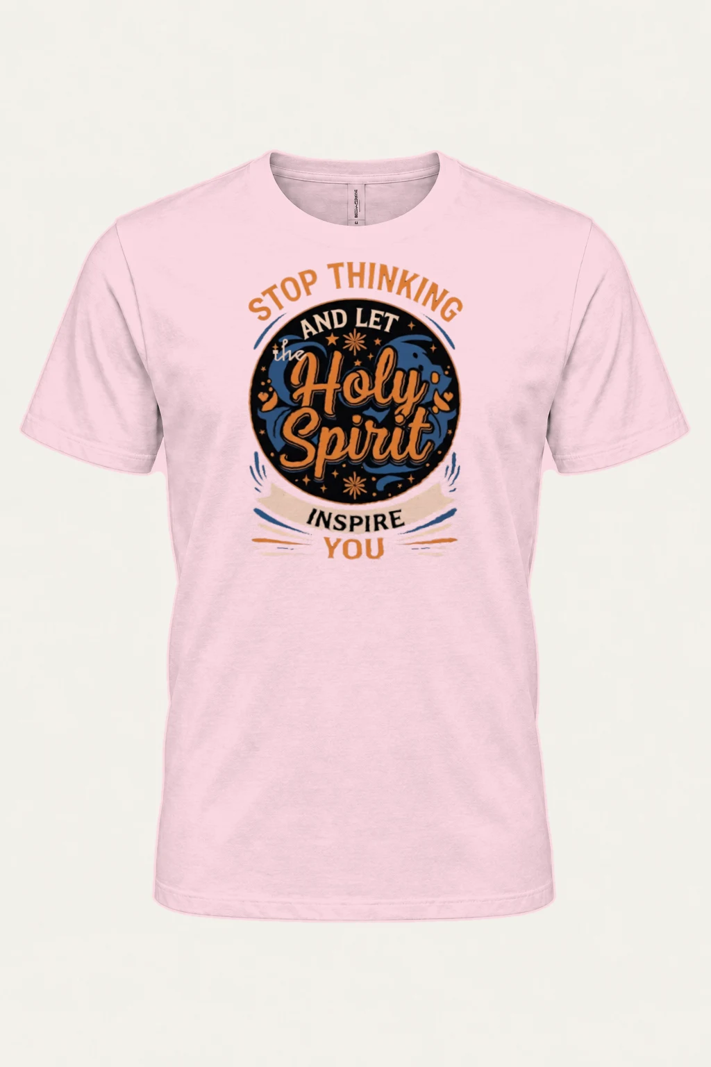 "Let the Holy Spirit Inspire You" Heavyweight Unisex Crewneck T-shirt | Gildan 5000