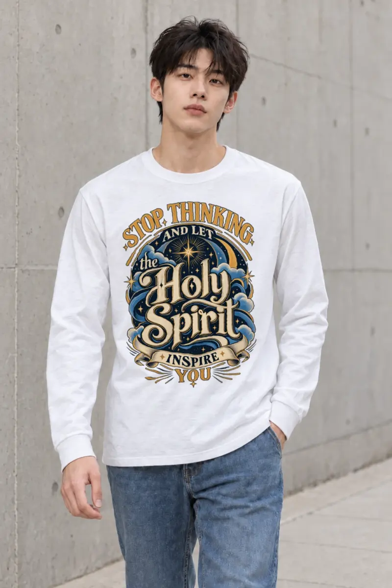 "Let The Holy Spirit Inspire You" Unisex Longsleeve T-shirt