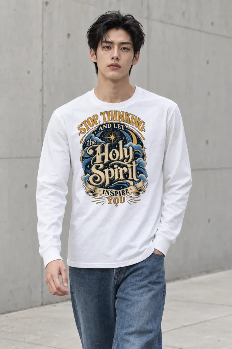 "Let The Holy Spirit Inspire You" Unisex Longsleeve T-shirt