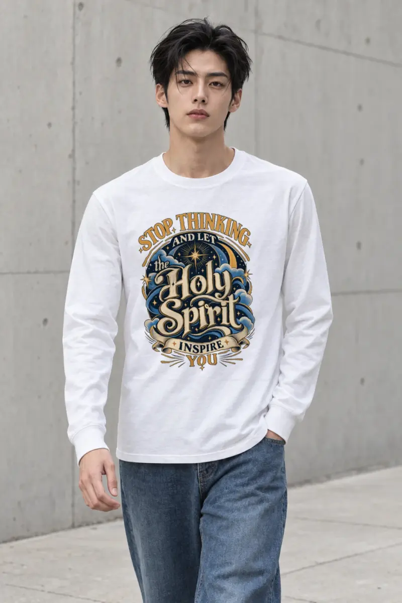"Let The Holy Spirit Inspire You" Unisex Longsleeve T-shirt