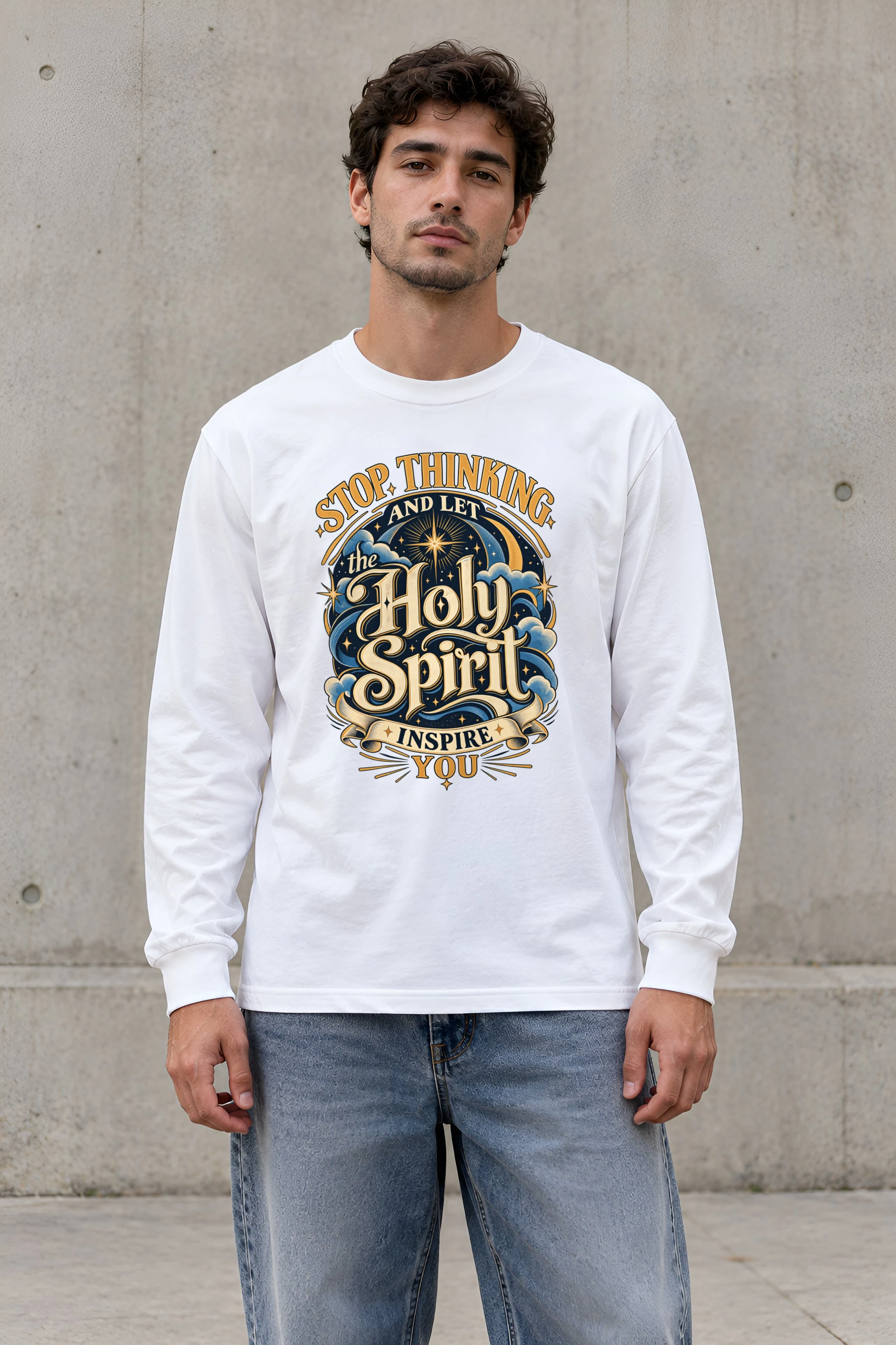 "Let The Holy Spirit Inspire You" Unisex Longsleeve T-shirt