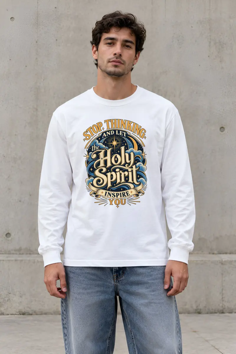 "Let The Holy Spirit Inspire You" Unisex Longsleeve T-shirt