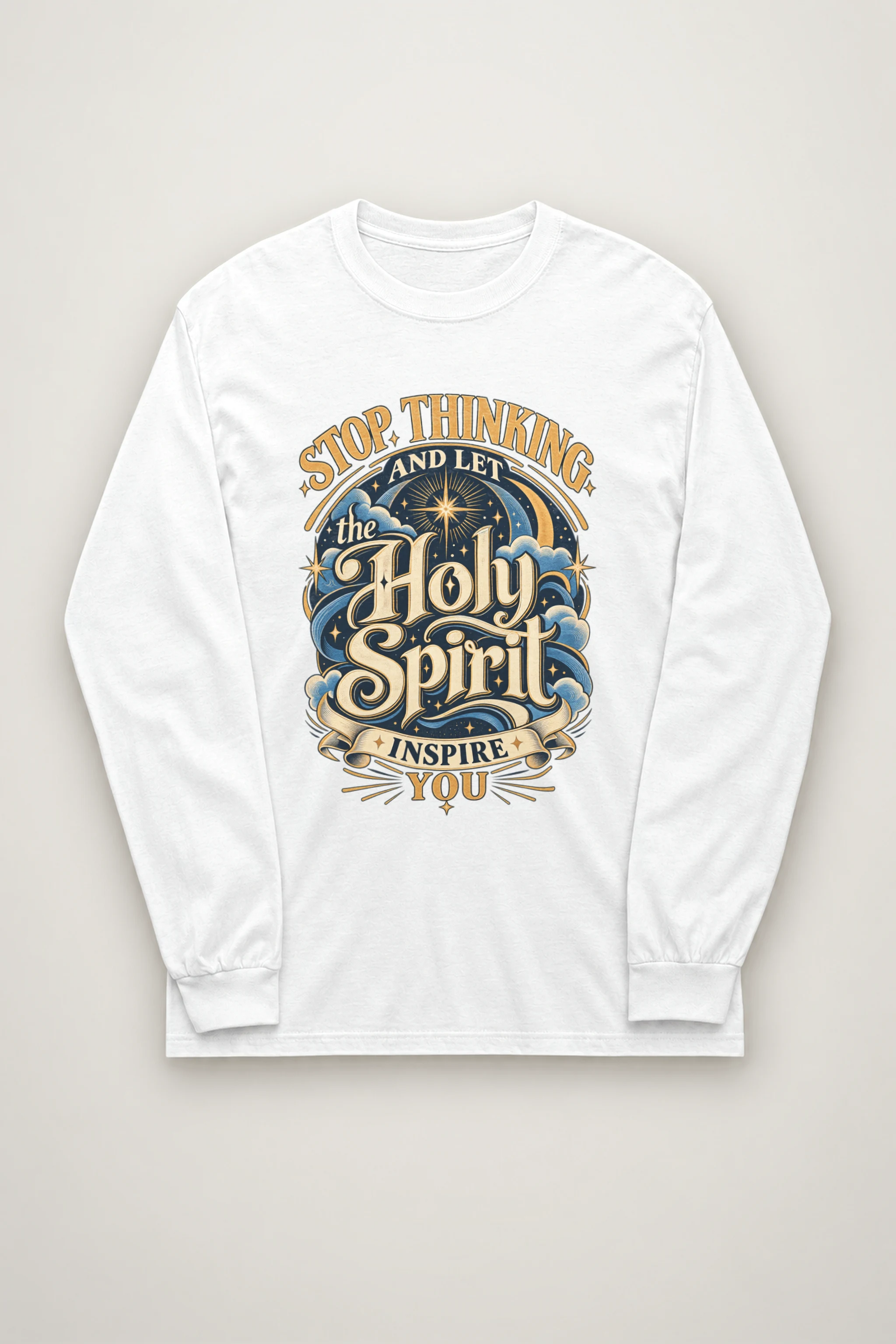 "Let The Holy Spirit Inspire You" Unisex Longsleeve T-shirt