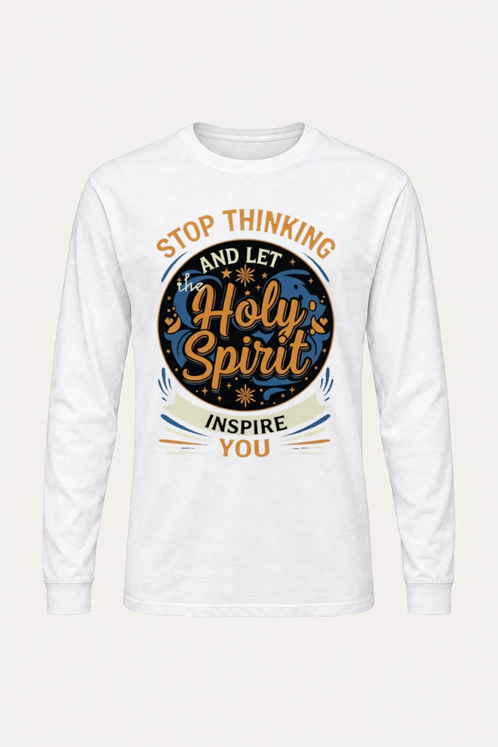 "Let the Holy Spirit Inspire You" Unisex Longsleeve T-shirt | Gildan 2400