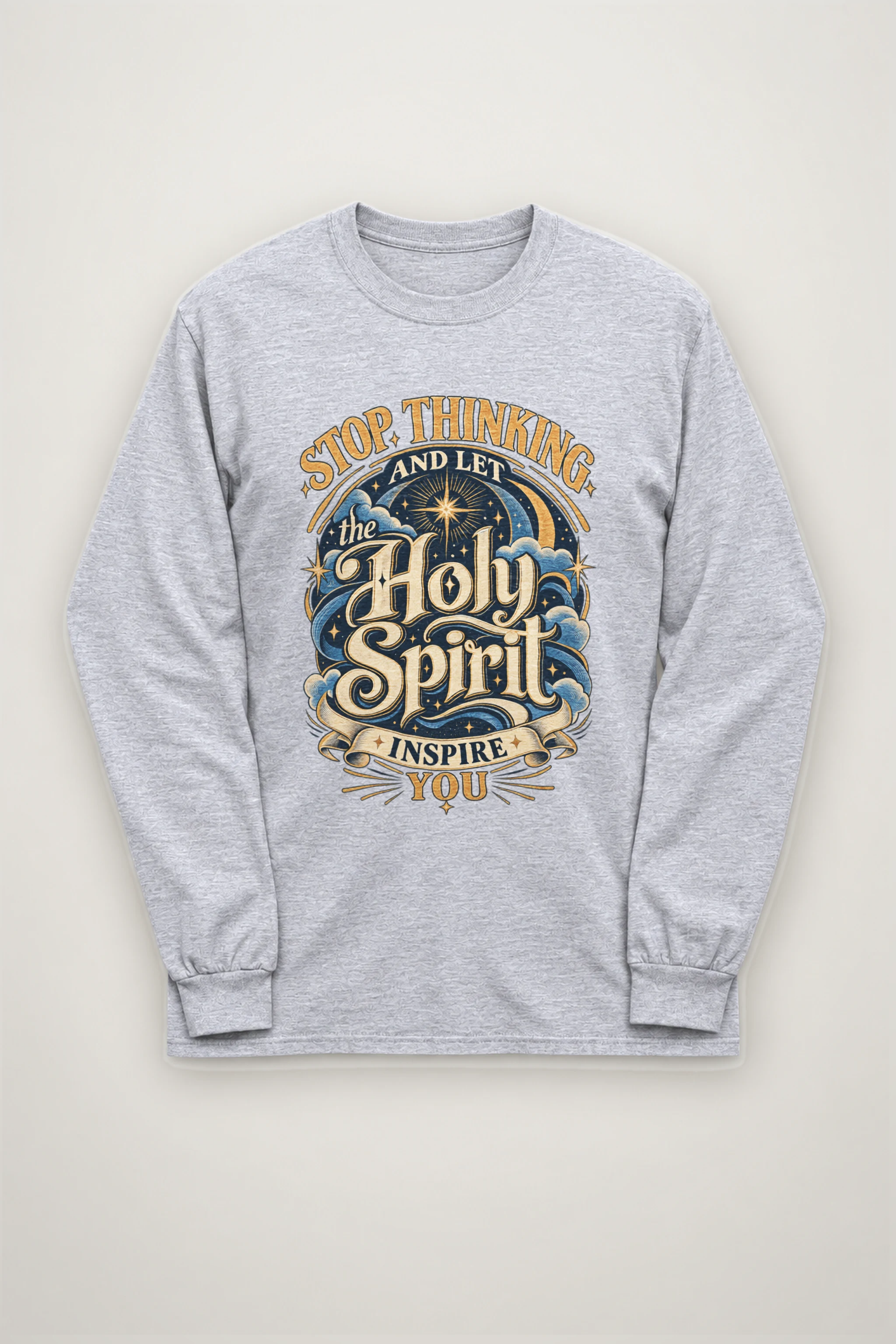 "Let The Holy Spirit Inspire You" Unisex Longsleeve T-shirt