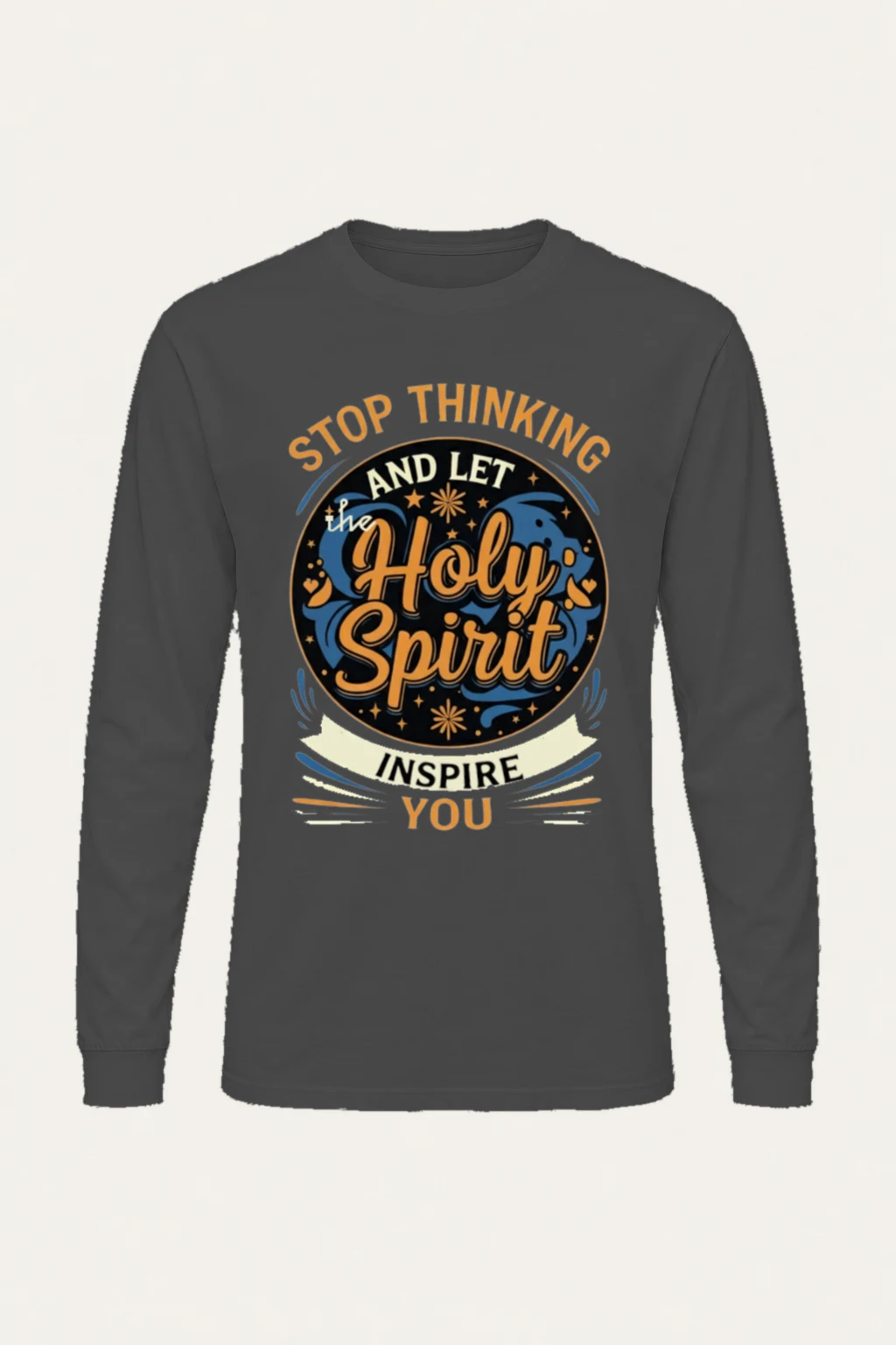 "Let the Holy Spirit Inspire You" Unisex Longsleeve T-shirt | Gildan 2400