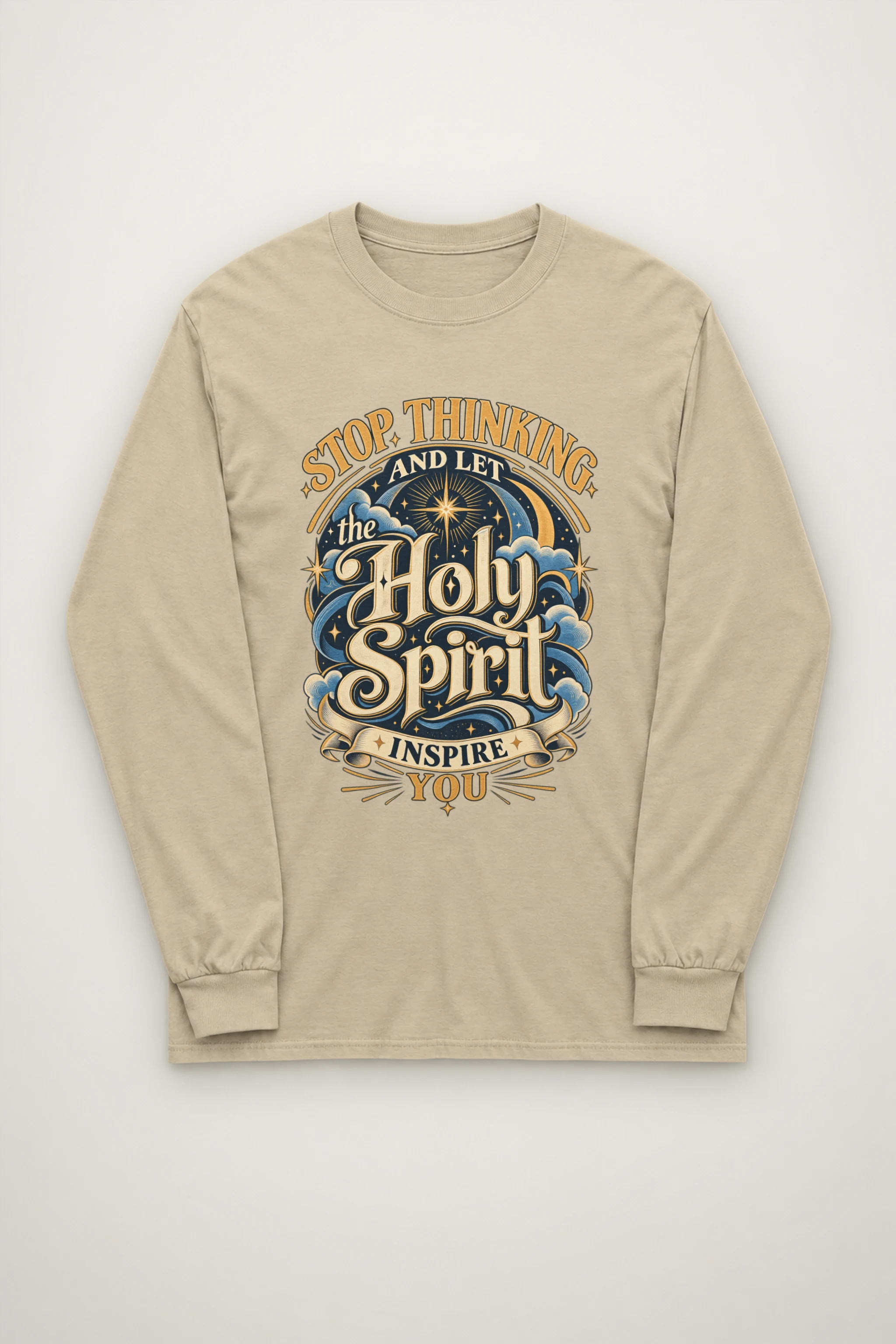 "Let The Holy Spirit Inspire You" Unisex Longsleeve T-shirt