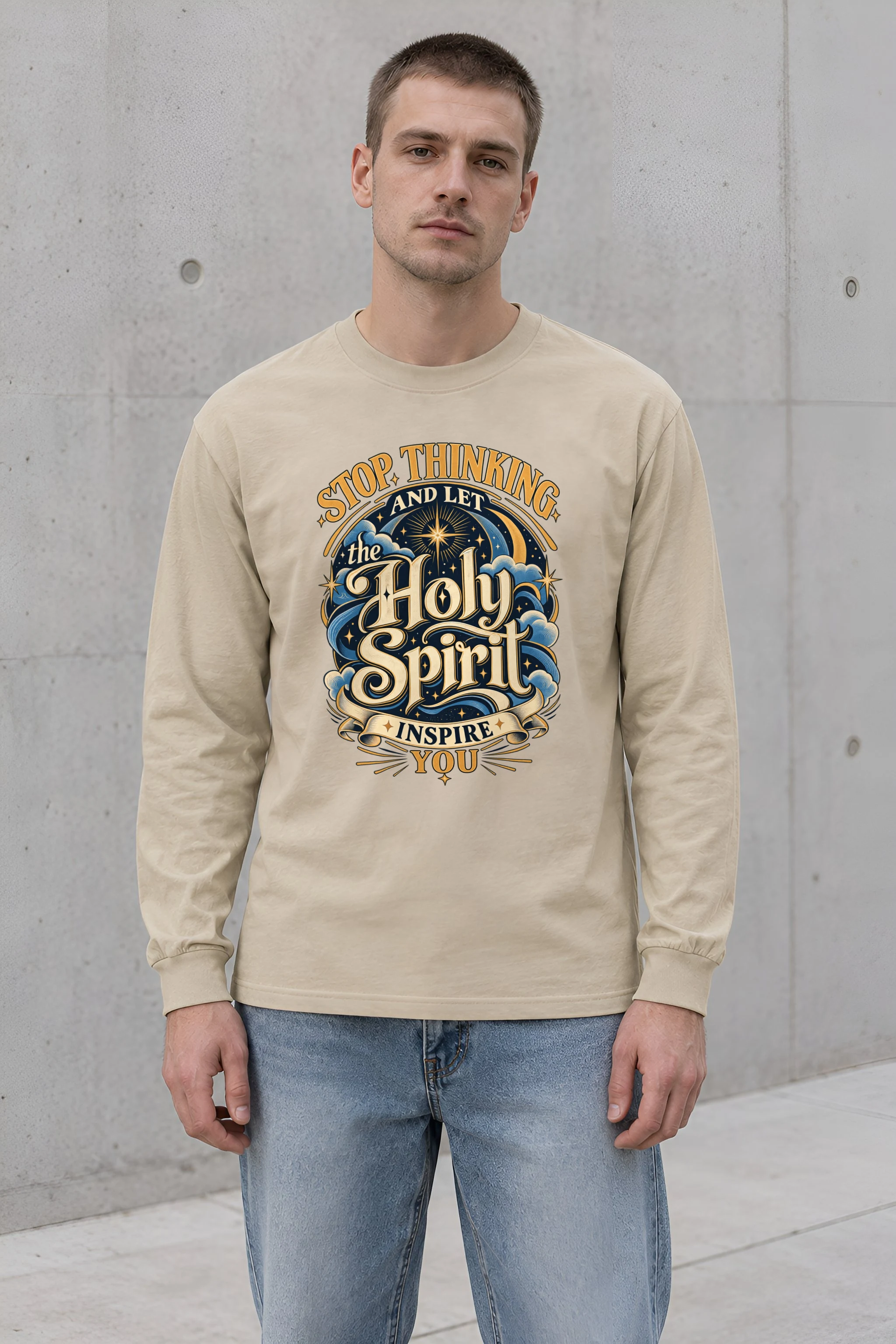 "Let The Holy Spirit Inspire You" Unisex Longsleeve T-shirt