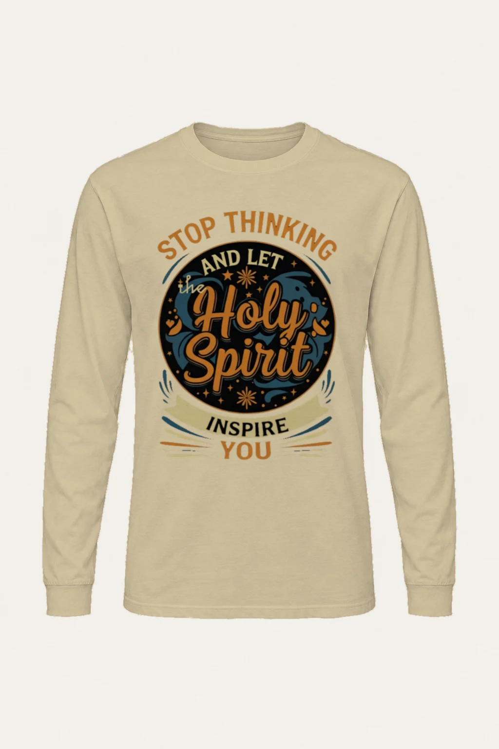 "Let the Holy Spirit Inspire You" Unisex Longsleeve T-shirt | Gildan 2400