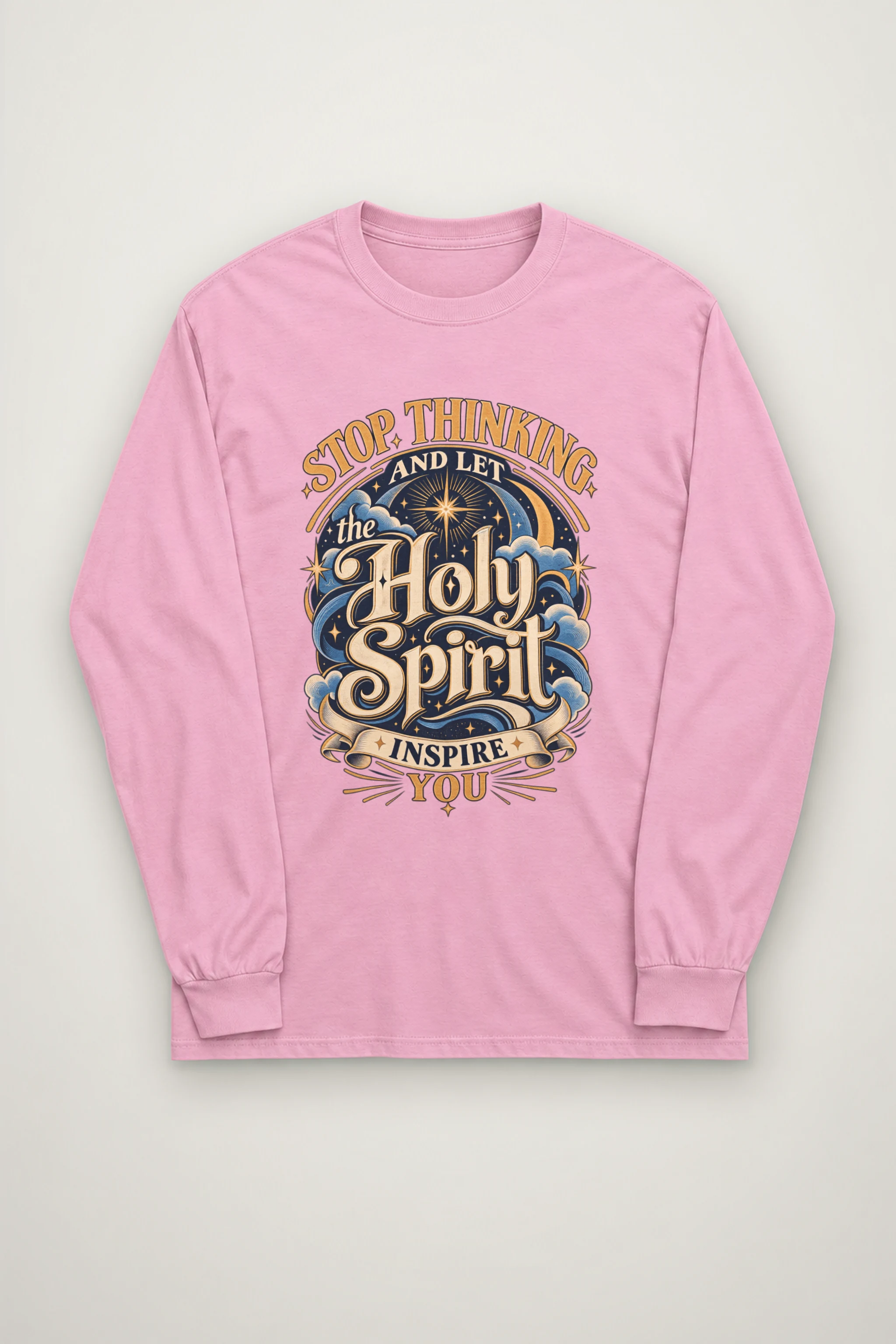 "Let The Holy Spirit Inspire You" Unisex Longsleeve T-shirt