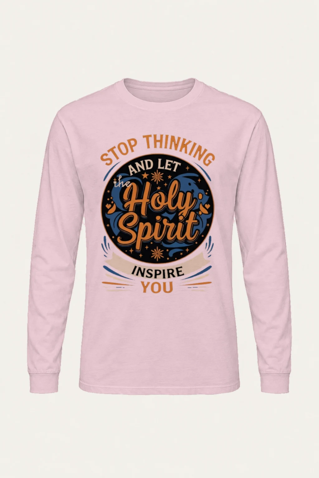 "Let the Holy Spirit Inspire You" Unisex Longsleeve T-shirt | Gildan 2400