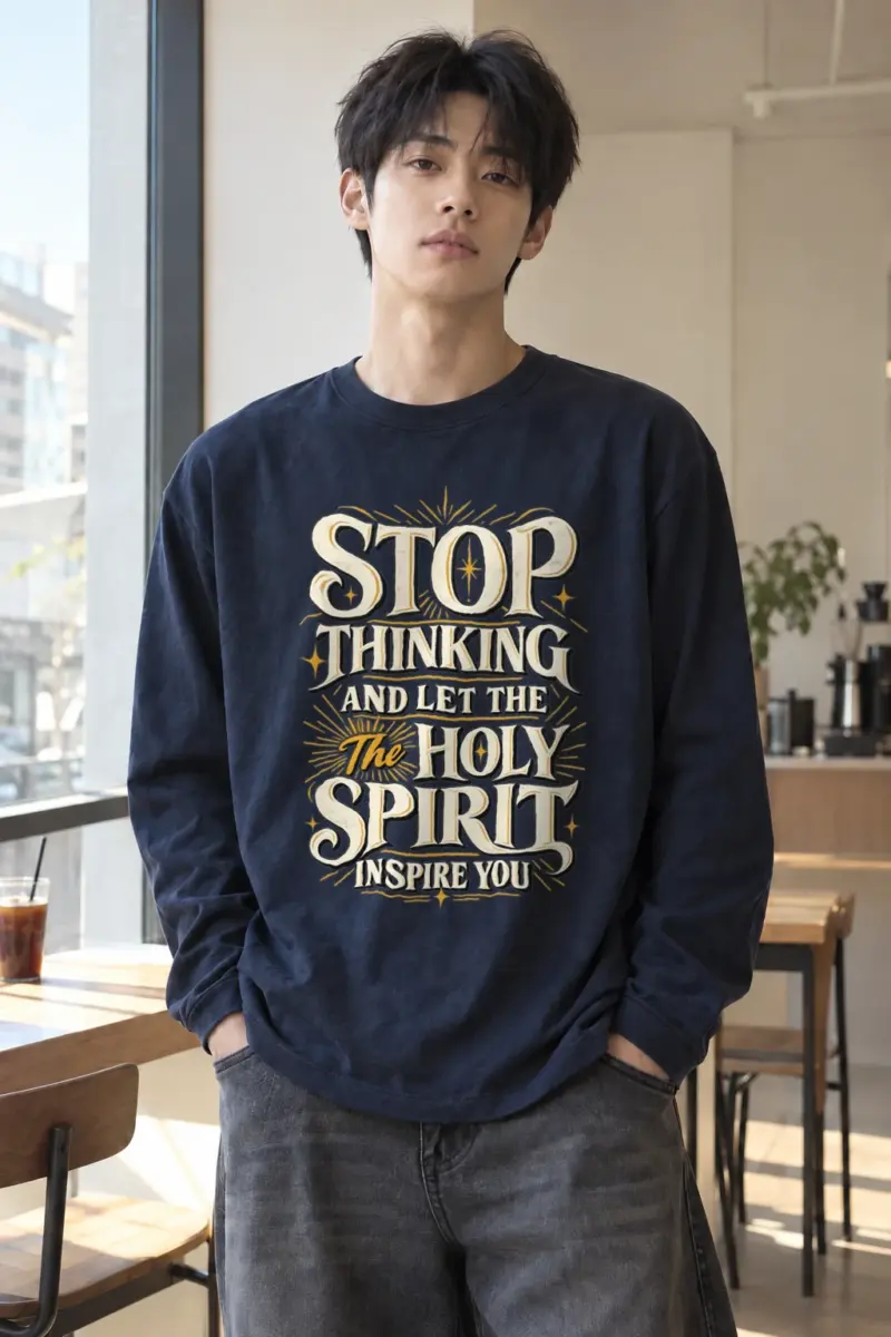 "Let The Holy Spirit" Unisex Longsleeve T-shirt | Gildan 2400