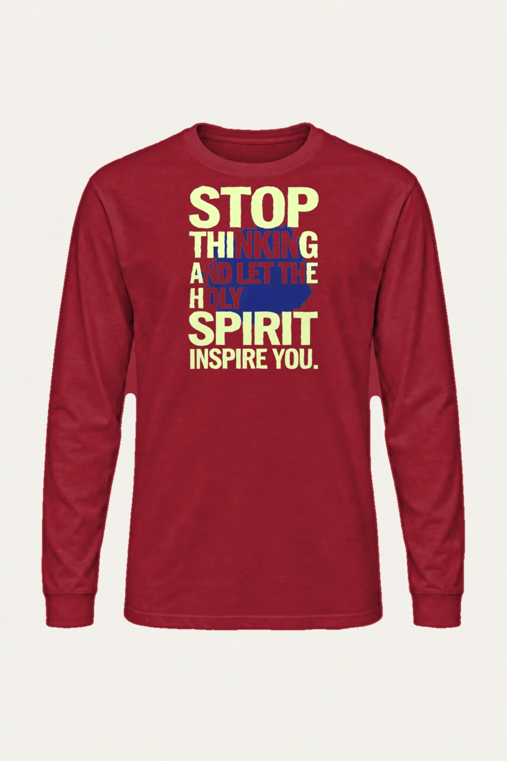 "Let The Holy Spirit" Unisex Longsleeve T-shirt | Gildan 2400