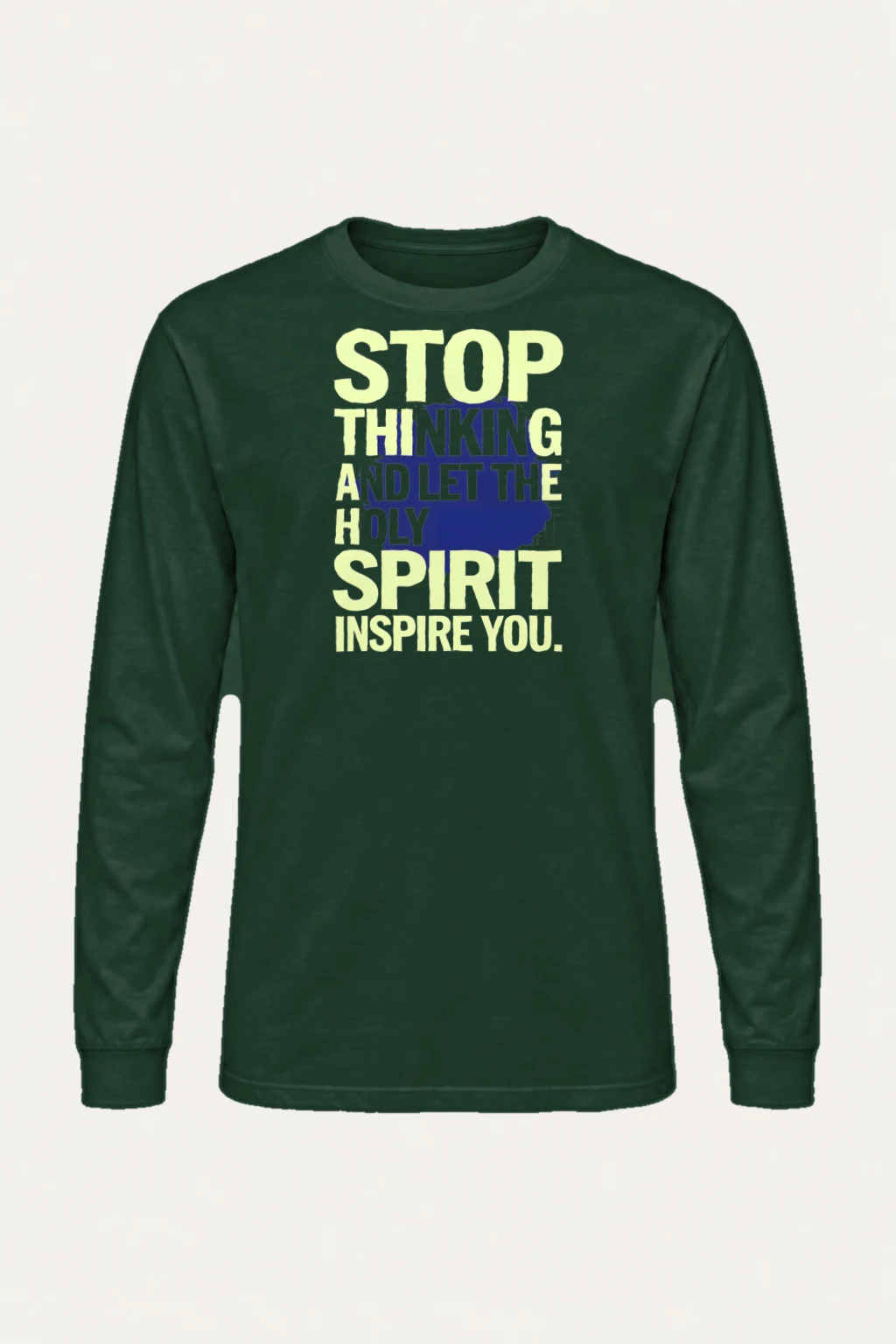 "Let The Holy Spirit" Unisex Longsleeve T-shirt | Gildan 2400