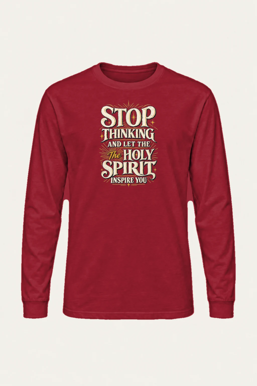 "Let The Holy Spirit" Unisex Longsleeve T-shirt | Gildan 2400